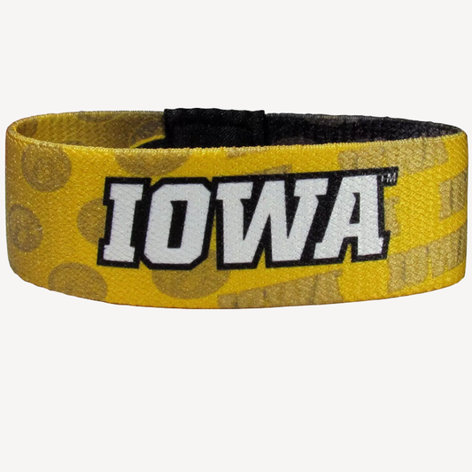 Siskiyou Gifts Iowa Hawkeyes Stretch Bracelet, NCAA Licensed