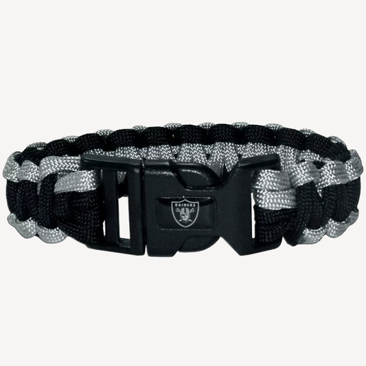 Siskiyou Gifts Las Vegas Raiders Survivor Bracelet, NFL Licensed
