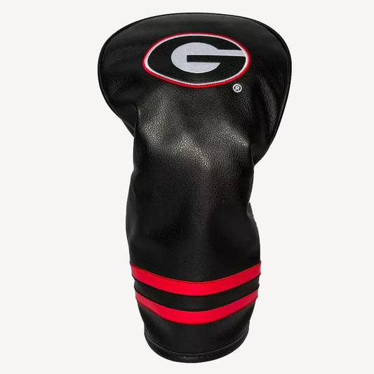 Team Golf Georgia Bulldogs Vintage Form Fitting Driver Head Cover NCAA Licensed