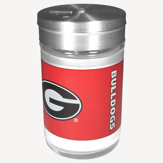 Siskiyou Gifts Georgia Bulldogs Glass Tailgater Seasoning Shaker, NCAA Licensed