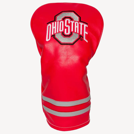 Team Golf Ohio State Buckeyes Vintage Form Fitting Driver Head Cover NCAA Licensed