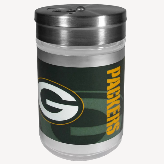 Siskiyou Gifts Green Bay Packers Glass Tailgater Seasoning Shaker, NFL Licensed