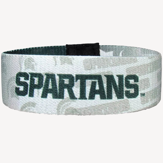 Siskiyou Gifts Michigan State Spartans Stretch Bracelet, NCAA Licensed
