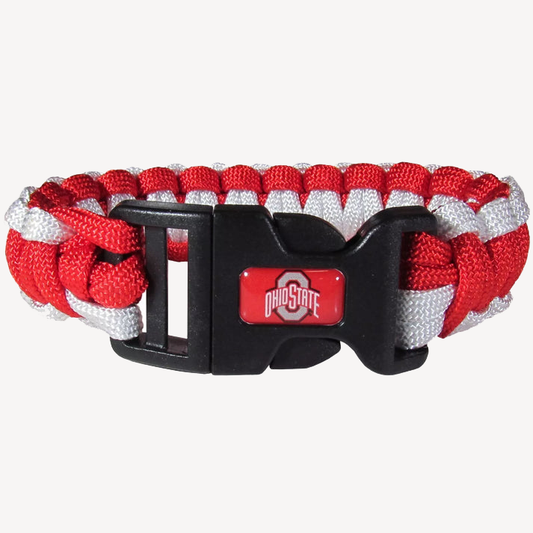 Siskiyou Gifts Ohio State Buckeyes Survivor Bracelet, NCAA Licensed