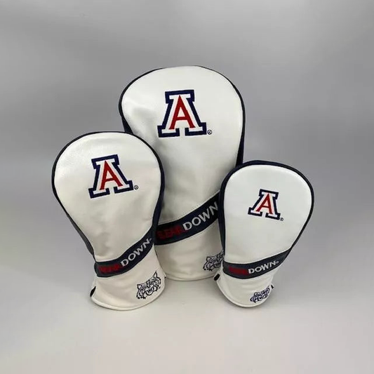 PRG Golf Arizona Wildcats Set of 3 Head Covers Driver Fairway & Rescue NCAA Licensed