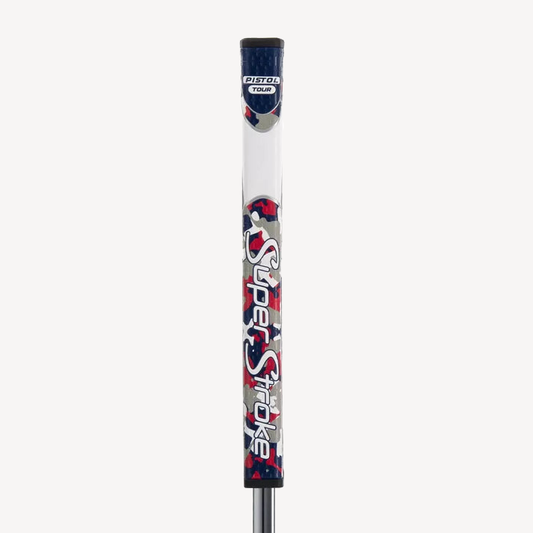 SuperStroke (Authentic) Zenergy Red White & Blue Camo Pistol Tour Putter Grip