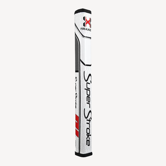 SuperStroke (Authentic) Traxion Gray White & Red SS2R Putter Grip