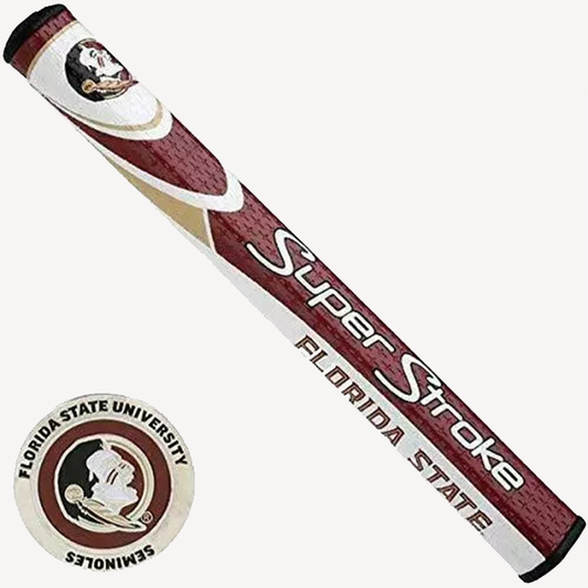 SuperStroke (Authentic) Florida State Seminoles 2.0 Putter Grip w/Marker NCAA Licensed