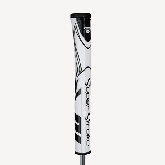 SuperStroke (Authentic) Zenergy White & Black Pistol 2.0 Putter Grip