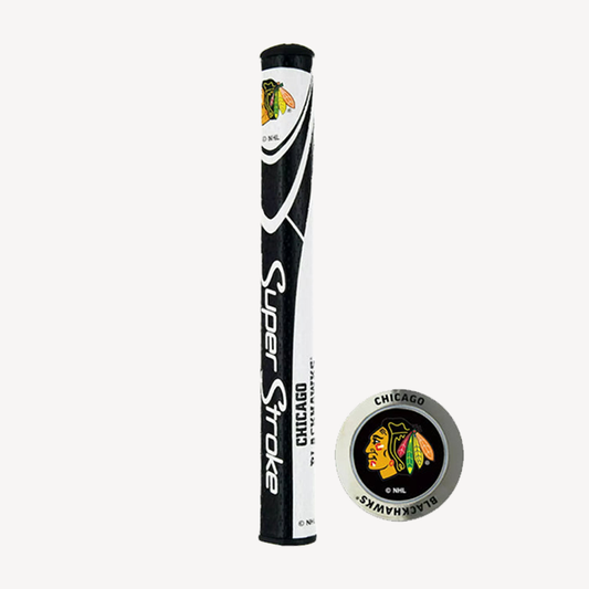 SuperStroke (Authentic) Chicago Blackhawks Mid Slim 2.0 Putter Grip w/Marker