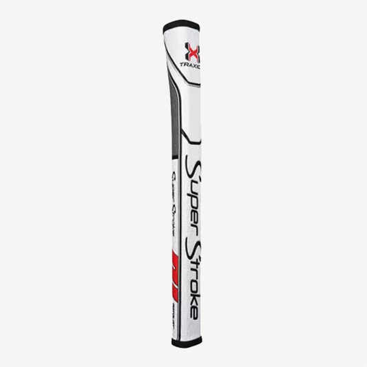 SuperStroke (Authentic) Traxion Red White & Gray Pistol GT 1.0 Putter Grip
