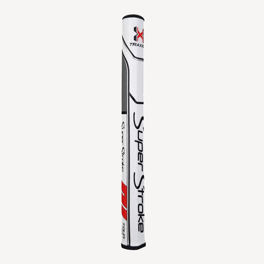 SuperStroke (Authentic) Traxion Red White & Gray Tour 1.0 Putter Grip