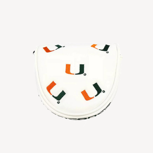 PRG Golf Miami Hurricanes Mallet putter Cover NCAA Licensed