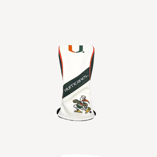 PRG Golf Miami Hurricanes Fairway Head Cover NCAA Licensed