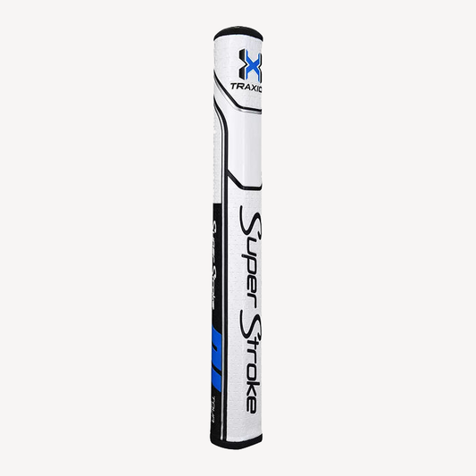 SuperStroke (Authentic) Traxion Black White & Blue Tour 3.0 Putter Grip