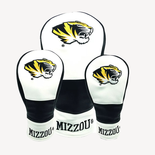 PRG Golf Missouri Tigers Set of 3 Head Covers Driver Fairway & Rescue NCAA Licensed