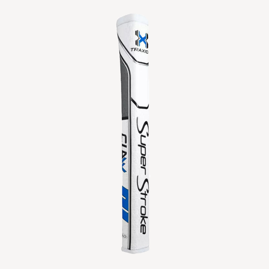 SuperStroke (Authentic) Traxion Blue White & Gray Claw 1.0 Putter Grip