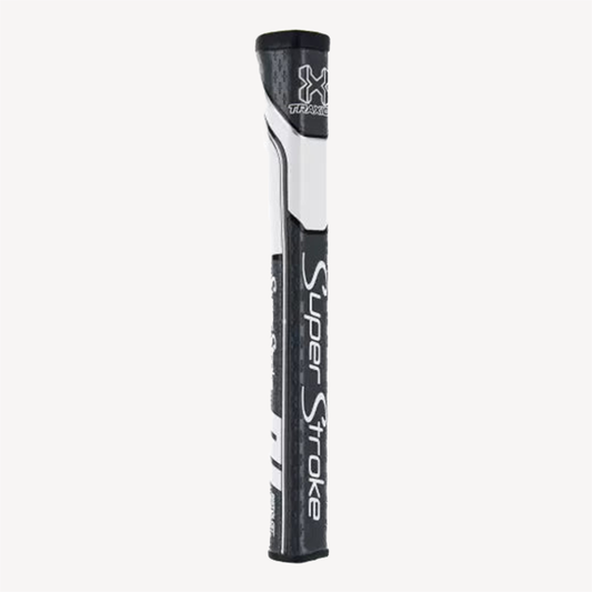 SuperStroke (Authentic) Traxion Dark Gray & White Pistol GT 2.0 Putter Grip