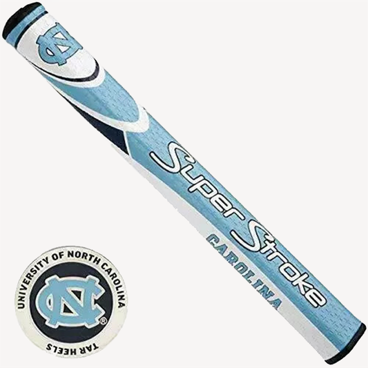 SuperStroke (Authentic) North Carolina Tarheels 2.0 Putter Grip w/Marker NCAA Licensed
