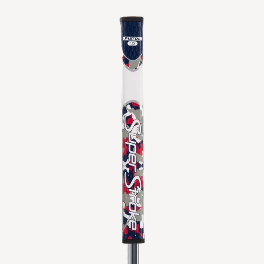 SuperStroke (Authentic) Zenergy Red White & Blue Camo Pistol 1.0 Putter Grip