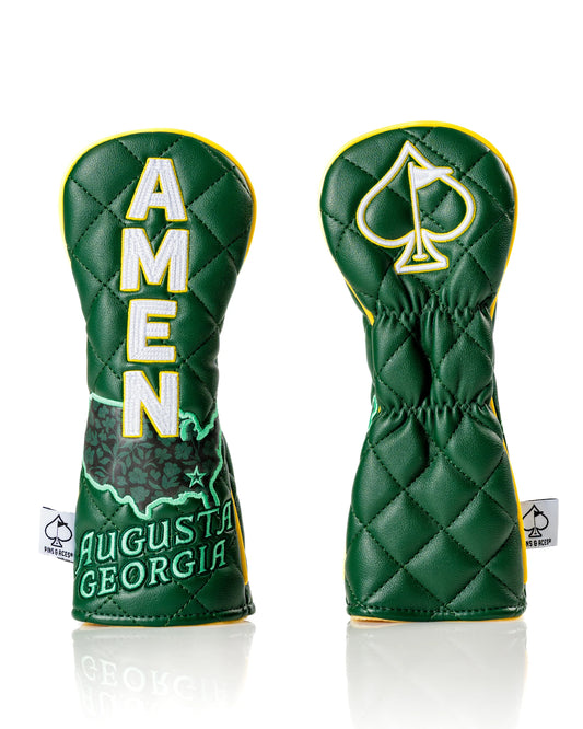 Pins & Aces (Authentic) 2026 Augusta Collection Amen Rescue/Hybrid Head Cover