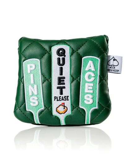 Pins & Aces (Authentic) Augusta Collection Quiet Please Mallet Putter Head Cover