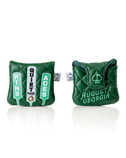Pins & Aces (Authentic) Augusta Collection Quiet Please Mallet Putter Head Cover