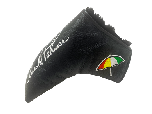 PRG Golf Arnold Palmer Signature Series Vanto Vintage 100% Genuine Leather Black Blade Cover