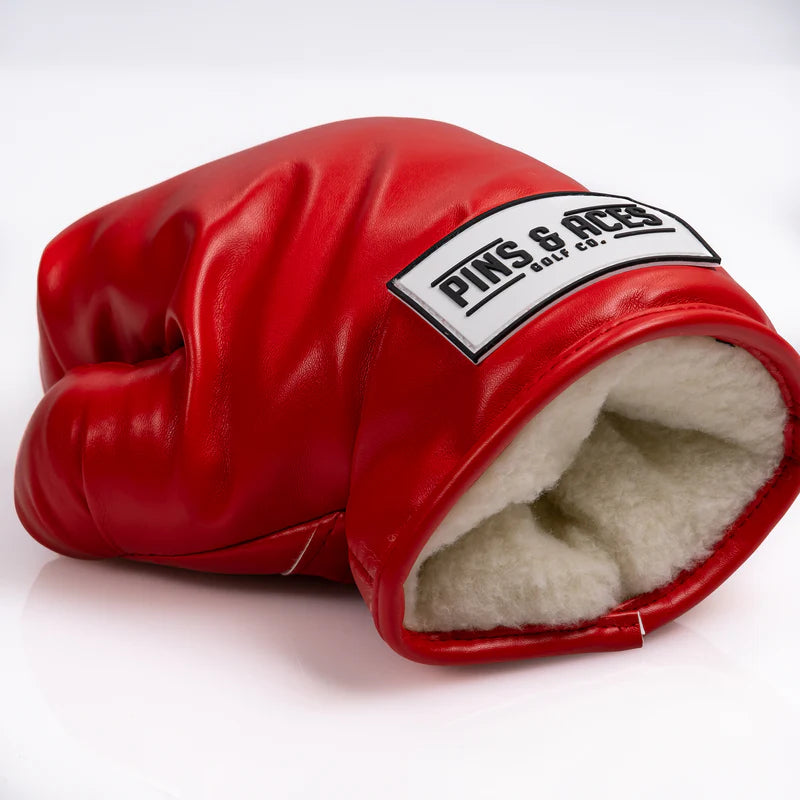 Pins & Aces Authentic Red Boxing Glove Driver Head Cover