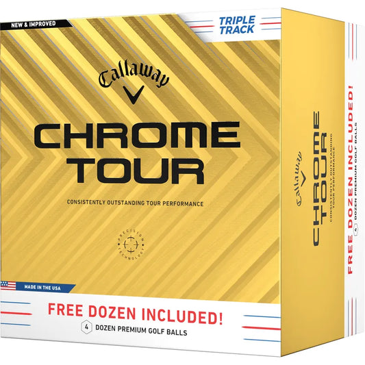 Callaway Golf Chrome Tour Triple Track 4 Dozen (48) Golf Balls