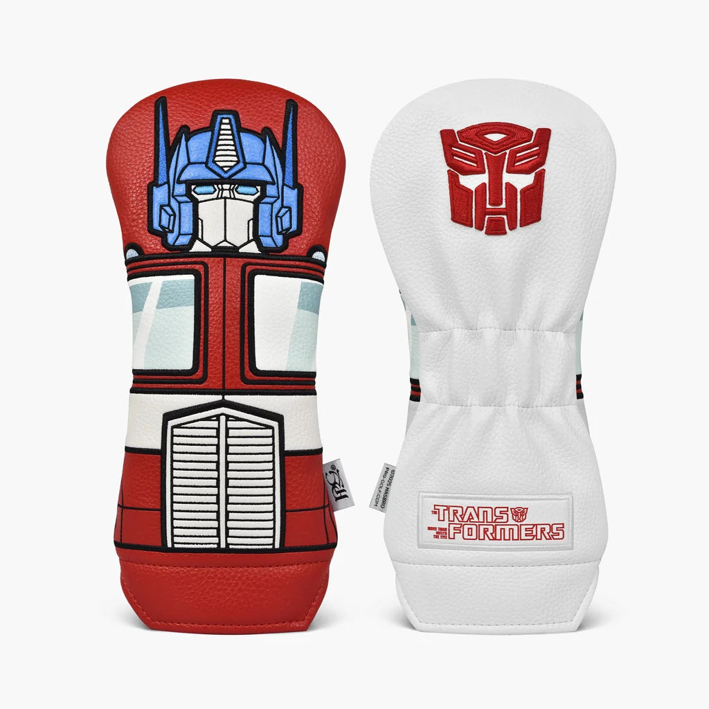 PRG Golf Authentic Transformers Optimus Prime Driver, Fairway & Rescue Head Cover Set New!!!