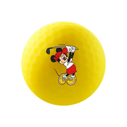 Volvik Vivid Soft 3-Piece Minnie Mouse Golf Edition 12 Pk./ 2 Colors Pink/Yellow