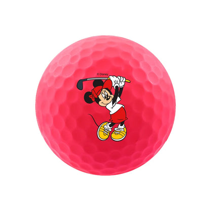 Volvik Vivid Soft 3-Piece Minnie Mouse Golf Edition 12 Pk./ 2 Colors Pink/Yellow