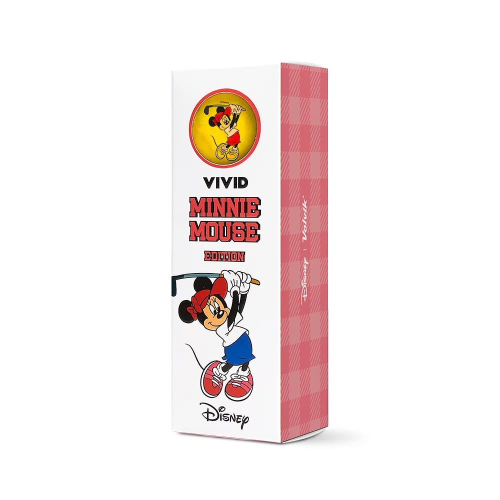 Volvik Vivid Soft 3-Piece Minnie Mouse Golf Edition 12 Pk./ 2 Colors Pink/Yellow