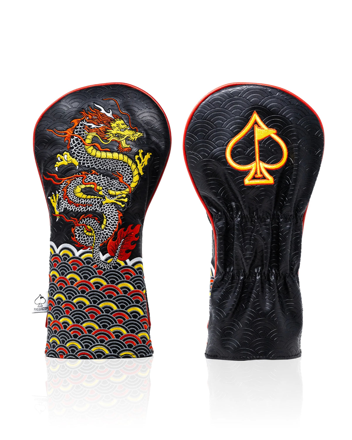 Pins & Aces Authentic Robust Dragon's Dynasty Driver Head Cover Fits up to 460cc