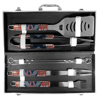 Siskiyou Gifts Chicago Bears 8 piece Tailgater BBQ Set w/Metal Case NFL Licensed