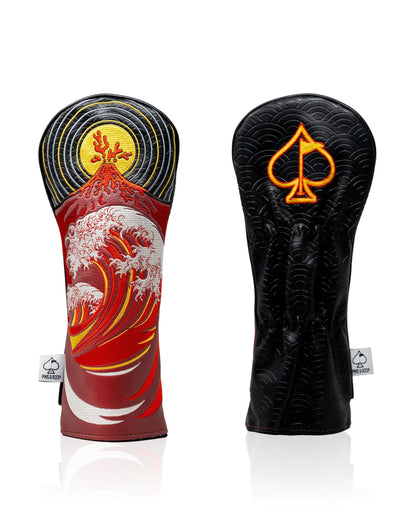 Pins & Aces Authentic Colorful Fire and Fury Fairway Club Head Cover