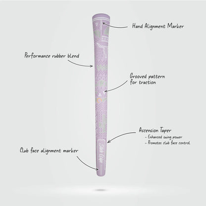 Stick Grips Golf Authentic New Gaucho Pink Swing Club Grip (Irons & Woods)