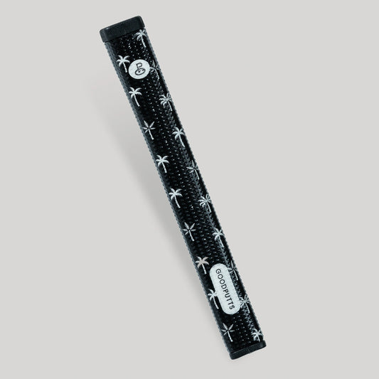 GoodPutts Authentic Black and White Palms"Palms Away" Pistol Putter Grip