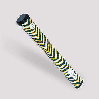 GoodPutts Authentic Zebra print Green Bay Loves the 90's Pistol Putter Grip