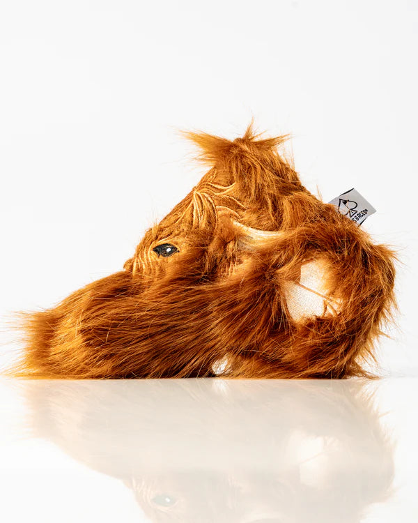 Pins & Aces Authentic Highland Cow Blade Putter Head Cover