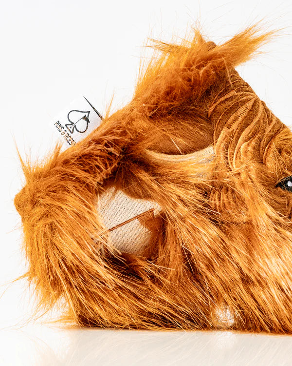 Pins & Aces Authentic Highland Cow Blade Putter Head Cover