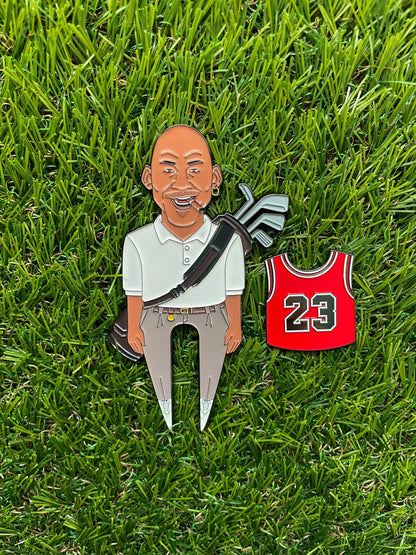 The GOAT 23 Divot Tool and Ball Marker