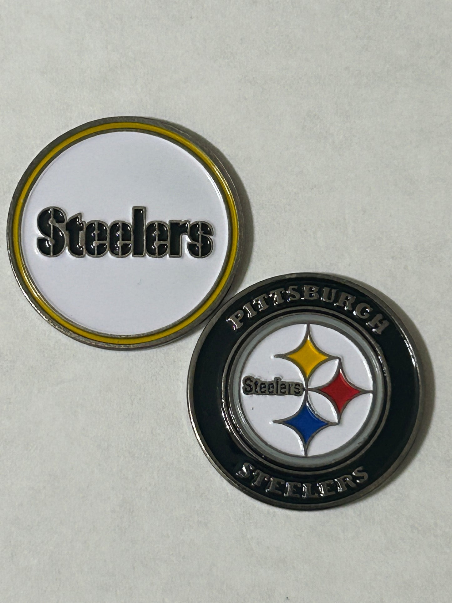Pittsburgh Steelers 1" Diameter Magnetic Golf Ball Marker