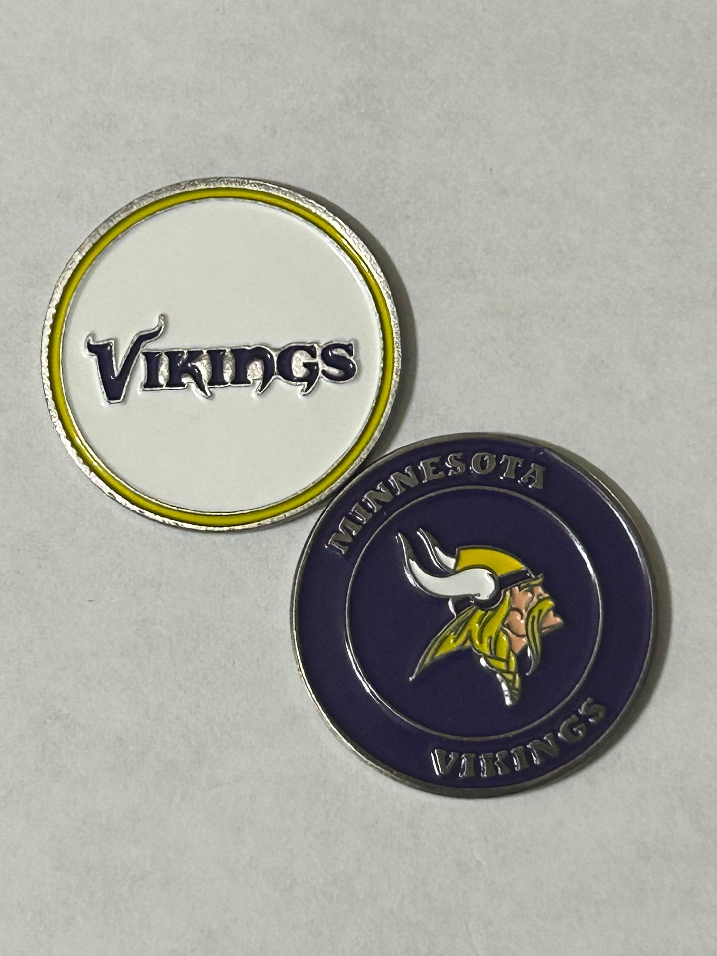 Minnesota Vikings 1" Diameter Magnetic Golf Ball Marker