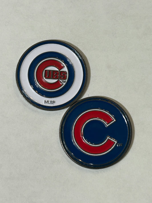 Chicago Cubs 1" Diameter Magnetic Golf Ball Marker