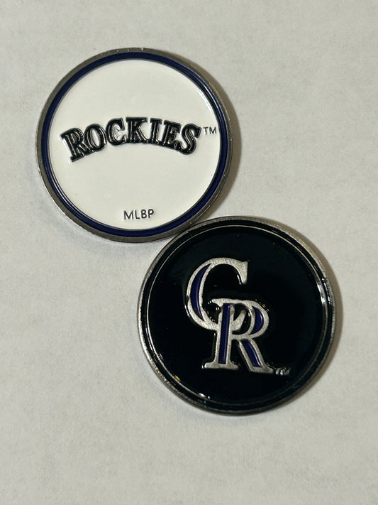 Colorado Rockies 1" Diameter Magnetic Golf Ball Marker