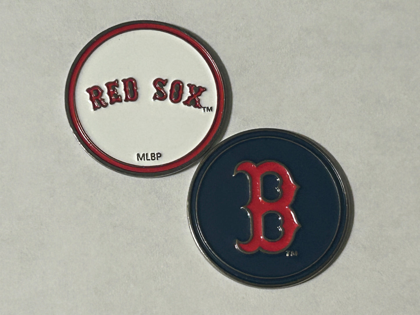 Boston Red Sox 1" Diameter Double Sided Magnetic Golf Ball Marker MLB