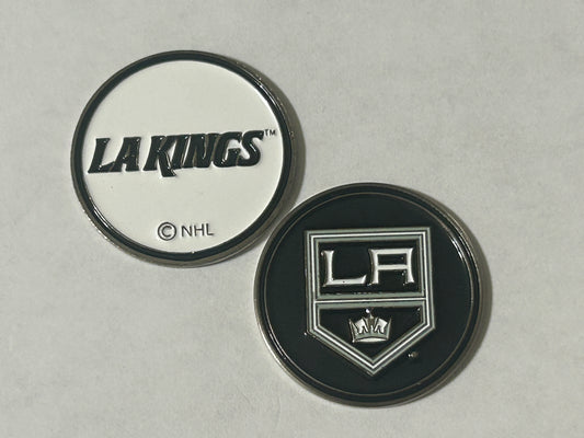 Los Angeles Kings Double Sided 1" Diameter Magnetic Golf Ball Marker