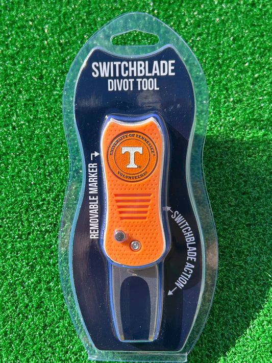 Tennessee Volunteers Team Golf USA Switchblade Divot Tool w/ Double Sided Magnetic Ball Marker
